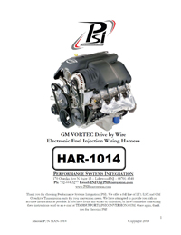 vortec 1014 harness installation